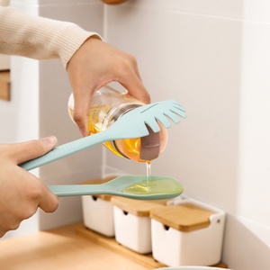 Pinzas de Silicona Ecológicas al por Mayor, Resistentes al Calor y Anti-escaldaduras, Utensilio de Cocina Multifuncional para BBQ, Pasta y Pan - Product Image 4