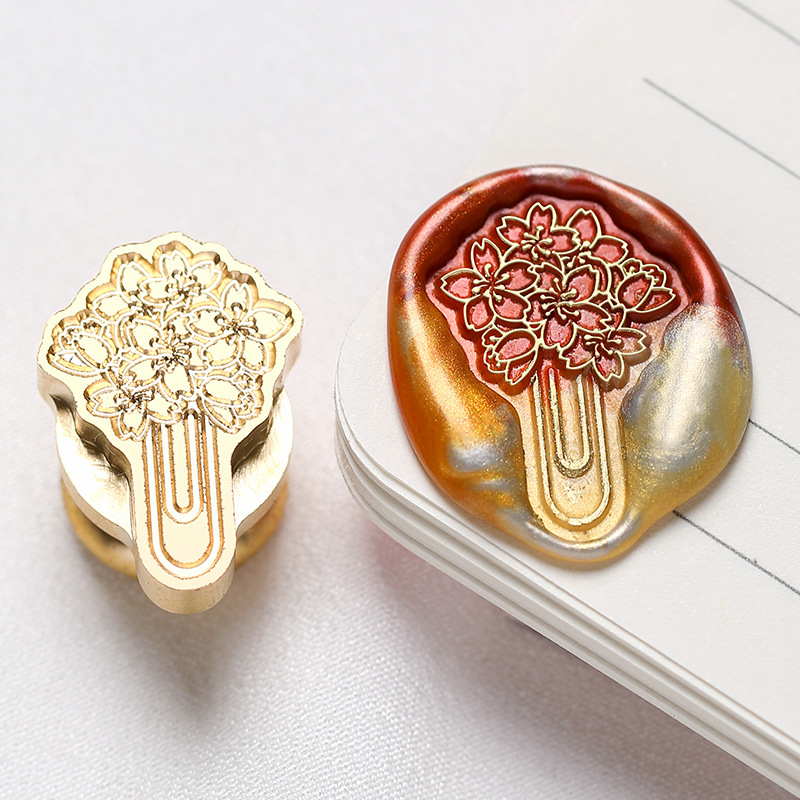 Trombone fleur de cerisier (forme multicouche irrégulière 17,5x24,8 mm)