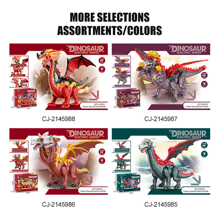 プラスチック製本物のスイング翼尾3頭翼竜シミュレーションB/Oおもちゃ