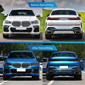 ชุดแต่ง M-Tech สำหรับรถยนต์ BMW X6 ปี 2020-2022 รุ่น G06 ประกอบด้วยกันชนหน้า-หลัง ลิ้นกันชนหน้า กระจังหน้า ท่อไอเสีย ปลายท่อไอเสีย - Product Image 2