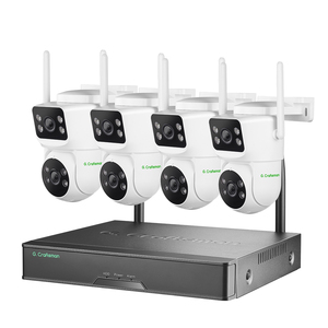 <span class=keywords><strong>ICSEE</strong></span>-Cámara de doble lente con WiFi inalámbrico, kit NVR de 6MP, paquete de seguridad PTZ, sistema de cámara CCTV, seguimiento automático <span class=keywords><strong>para</strong></span> exteriores - Product Image 1