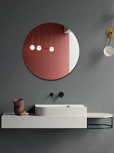 Silver High Quality Acrylic Customizable Fall Resistant Removable Bathroom Living Room Wardrobe Bedroom Acrylic <b>Mirror</b> Sticker - Product Image 4