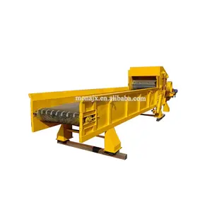 Fornecimento de triturador integrado móvel tipo 1300 triturador de madeira com placa de corrente e transportador integrado