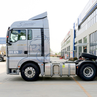 Truk Traktor Bekas Sinotruk Howo 6x4 10 Roda 371HP 375HP 420HP untuk Transportasi Kontainer