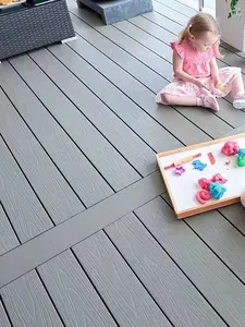 Outdoor Co-extrusion PE Floor Decking Waterproof High Durability Wpc Flooring Deck