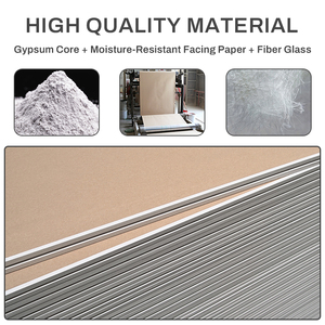 Tấm thạch cao thường xuyên 9.5mm chống cháy cho trần nhà và vách ngăn trong nhà - Product Image 3