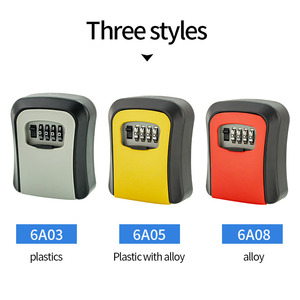 Giảm giá đầy đủ ABS nhựa Key khóa hộp 4 chữ số Combo không thấm nước tường Key an toàn với mật khẩu mở khóa ẩn bên ngoài - Product Image 4