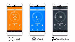 Thermostat intelligent WIFI pour salle de bains, système de bobines de ventilateur avec Assistant Google et Amazon Alexa - Product Image 3