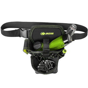 Bao đựng máy khoan thiết kế mới có túi đựng dụng cụ và mũi khoan, phù hợp với hầu hết các loại máy khoan tác động và dùng pin, túi đựng dụng cụ, đai, mũi khoan, ốc vít - Product Image 1