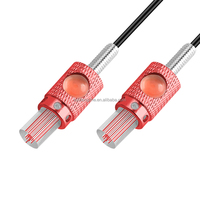 KaiDengZhe Guangzhou - Éclairage de plaque d'immatriculation LED COB en aluminium rouge 10W 12V 1200LM de haute qualité, durée de vie de 50000 heures