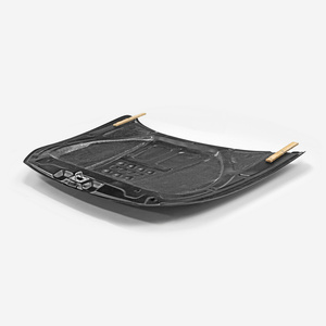 Nouveau capot en fibre de carbone forgée Genesis G70 Facelift 2022 type AM avec clips, installation par boulons - Product Image 3