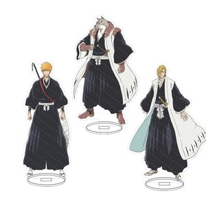 Figura de Acrílico de Anime Bleach, Estilo <span class=keywords><strong>34</strong></span>, Soporte de Acrílico de Anime, Figura de Kurosaki Ichigo de Bleach, Base de Exhibición de Anime para Escritorio - Product Image 1