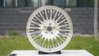 Jantes en alliage forgé Flow Formed de 18, 19 et 20 pouces, neuves pour Alphard Maybach pour LM, couleur argent hyper brillant, entièrement polies
