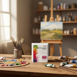 Paneles de Lienzo para Pintar, 8x10 Pulgadas, 40 Piezas, Algodón MDF, Materiales de Arte para Pintar - Product Image 2