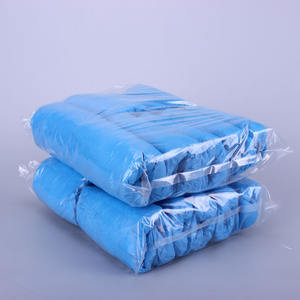 Couvre-chaussures jetables en plastique bleu anti-poussière couvre-pieds couvre-chaussures de protection antidérapants couvre-chaussures imperméables cpe - Product Image 2