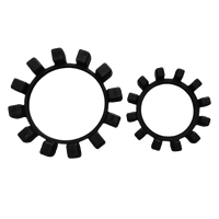Disques de couplage flexibles et rigides en aluminium et acier, personnalisés OEM, avec coussin en élastomère et amortisseur de chocs – Plusieurs tailles disponibles