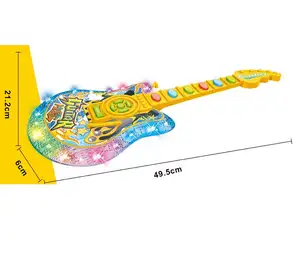 Alat Musik Mainan Organ Elektronik untuk Anak, Alat Musik Plastik Gitar Mainan Musik