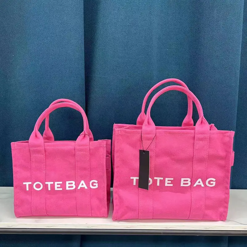 Canvas Tote Bags 2022 Summer Famous Brand Large Capacity Women Shopping Crossbody Purses Designer Big Canvas Shoulder Handbags