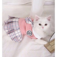 Katzenkleidung Anti-Haarausfall Kätzchen Herbst Dünner JK-Rock Plüsch Kätzchen Haustier Sommer Niedlicher Katzenrock
