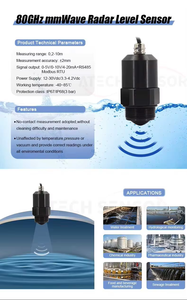 Atech AT201Z Tuya APP High Accuracy <strong>Ultrasonic</strong> Liquid <strong>Level</strong> Transmitter Gauge Smart Home Products <strong>Water</strong> Tank <strong>Level</strong> <strong>Sensor</strong> - Product Image 2