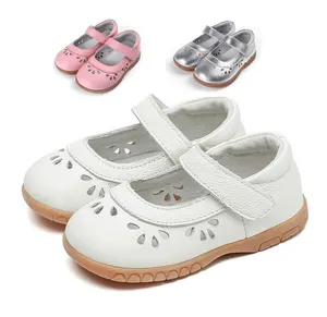 old style leather hard bottom mary jane girls boys new kids pre walker white baby shoes