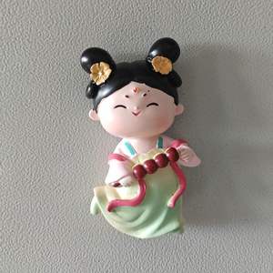 Vintage Tang-era Lady Refrigerator Magnets Cute Resin Figurines China-made 360-piece Box Packaging for Girls Gift - Product Image 3