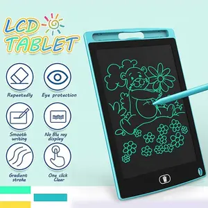 Tablet para escrita lcd de 8.5 polegadas, portátil, placa de desenho, escrita eletrônica, placa e gravador para estudo doodle