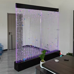 Mur à bulles en acrylique moderne avec lumières LED Séparateurs <span class=keywords><strong>de</strong></span> pièces avec écran mobile pour décoration murale Design moderne - Product Image 3