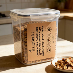 EcoFriendly Custom <b>Logo</b> Matte Waterproof Food Adhesive <b>Sticker</b> For Breakfast Oatmeal Granola Dried Fruit Product Packaging Label - Product Image 2