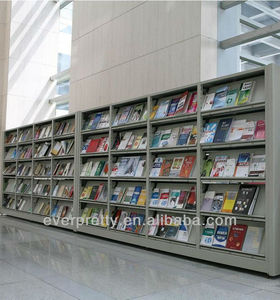 Estante para periódicos de pie de suelo de Metal de estilo moderno práctico y duradero para <span class=keywords><strong>librería</strong></span> escolar o biblioteca para exhibición de revistas - Product Image 6