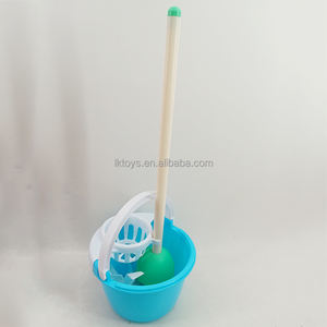 Lucky Toys Kit de nettoyage en gros, ensemble de jeu d'imitation, <span class=keywords><strong>balai</strong></span>, serpillière, seau à fumier, brosse, vaporisateur, <span class=keywords><strong>chariot</strong></span> de nettoyage - Product Image 3