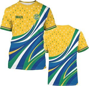 Prix d'usine Camisa Do Brasil Vêtements brésiliens en gros Grande taille Vêtements du Brésil <span class=keywords><strong>T</strong></span>-<span class=keywords><strong>shirt</strong></span> - Product Image 5