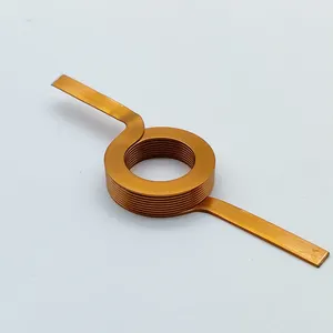Inducteur de bobine de fil plat en cuivre émaillé Bobines d'inducteur à noyau d'air Bobine de fil de cuivre plat Bobine de cuivre plat