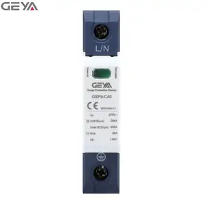 GEYA GSP9-C40 1P 40KA 275V SPD ป้องกันไฟกระชากฟ้าผ่า ProtectionGSP9-C40 1P 40KA 275V SPD