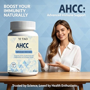 Capsules AHCC 750 mg - Soutien immunitaire avancé avec alpha-glucanes acylés, favorise l'activité des globules blancs, 60 gélules - Product Image 4