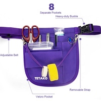 Sac banane utilitaire pour infirmière, multi-compartiments, sac de ceinture médical, organisateur pour infirmières avec porte-stéthoscope et porte-ruban adhésif