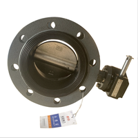 Katup kupu-kupu DN300 kualitas tinggi Harga bagus katup kupu-kupu tipe flens 6 inci DN150
