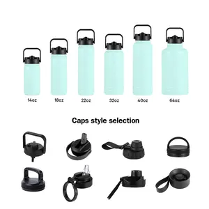 ODM Wide Mouth Chug Cap Spout Lid Sport Plastic Drinking Lid Stainless Steel Water Bottle Plastic Lid Vacuum Flask Caps