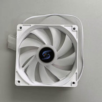 Ventilateur de boîtier d'ordinateur RVB 120mm Radiateur arc-en-ciel 4PIN 12cm Refroidisseur de processeur Ventilateur silencieux