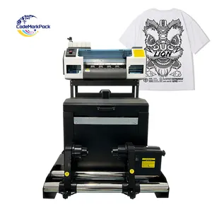 7 Colors XP300 Dual head T-Shirt Printing Machine 30cm A3 DTF Printer with Powder Shaker and Dryer