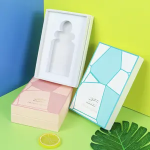 customised logo elegant perfume atomizer box 10 ML car collection flat square cartoun bottle perfume tester box packaging