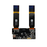 شاشة TDO 1.03 2.5K 2560x2560 RGB بدقة 3000 شمعة/م2 من نوع Micro OLED MIPI مع حل لوحة التشغيل لـ HUD / سماعات الواقع الافتراضي / المنظار الحراري