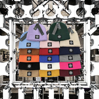 Gorro de punto de marca de moda en oferta, con patrón de personajes, para otoño e invierno, grueso y cálido, para clima frío