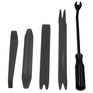 Nuevo Juego de 5 Herramientas para Desmontar Tapicería de Coche, Kit de Palancas Antiarañazos de Plástico y Metal para Desmontar Paneles de Puertas, Audio y Salpicaderos de Coche - Product Image 3