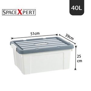 Plastic storage box with lid customized color and logo plastic organizer box OEM/ODM acceptable
