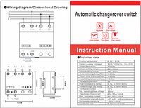 Dispositif de protection intelligent avec fonction de sélecteur de phase automatique, protection contre les surintensités et les surtensions, et commutateur de transfert.