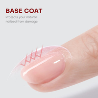 Kit de Base et Top Coat Gel DIY Végétalien Personnalisé Non Toxique Haute Qualité Longue Durée Bouteille 1KG Certifié MSDS Global