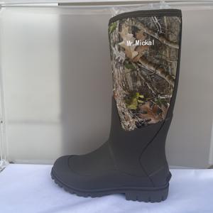 Bottes de pluie longues en néoprène imperméable en caoutchouc pour hommes, fabricant OEM, bottes de pluie pour femmes - Product Image 2