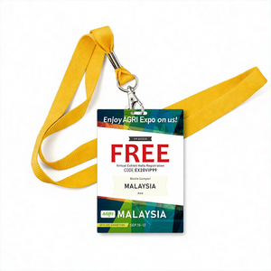 Porte-badge en PVC blanc NFC pour carte d'identité, carte <span class=keywords><strong>de</strong></span> <span class=keywords><strong>visite</strong></span>, carte d'accès, contrôle d'accès RFID pour salon professionnel, avec cordon, Ntag213 TK4100 - Product Image 5