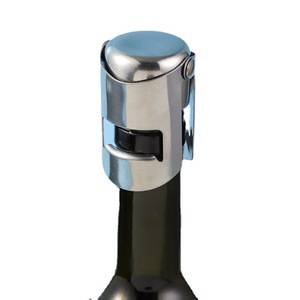 Stainless Steel <b>Wine</b> Stopper Vacuum Sealed Bottle Seal For Red <b>Wine</b> Champagne Preservation - Product Image 5